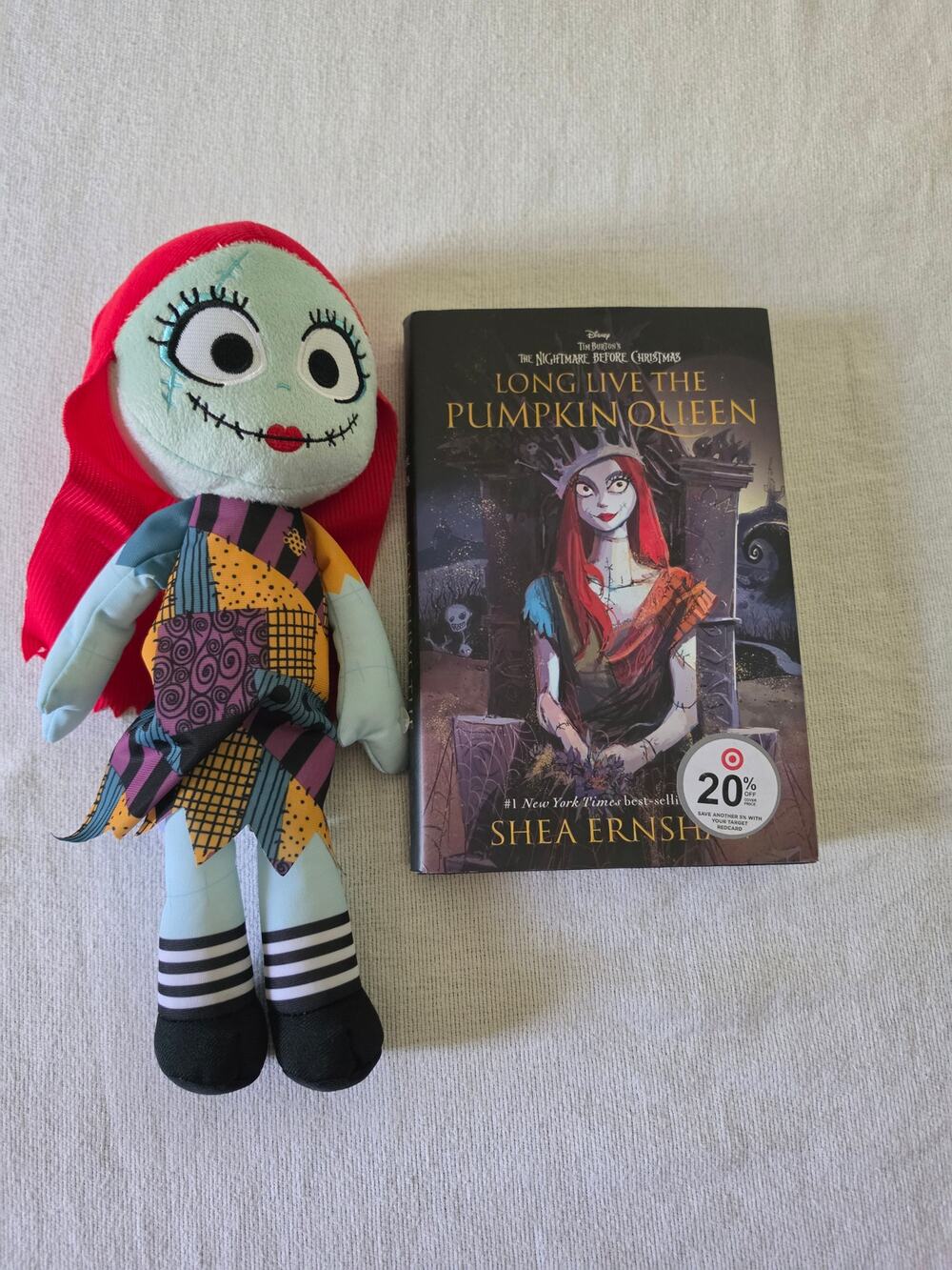 Sally Skellington Plush 13" + Pumpkin Queen Book